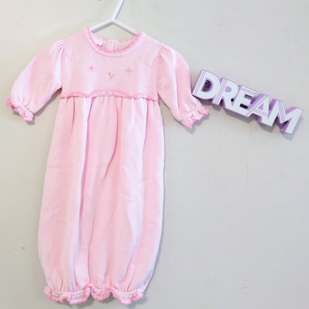 Kissy Kissy Premier Pima Cotton Knit Sweater Gown